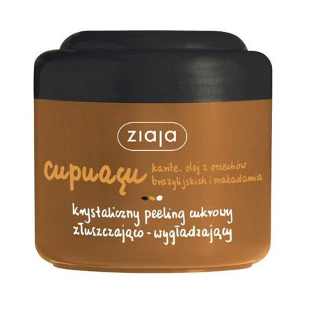 Ziaja Cupuacu krystaliczny peeling cukrowy złuszczająco-wyglądzajacy każdy rodzaj skóry 200ml