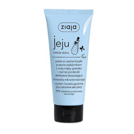 Ziaja Jeju pasta w czarne kropki przeciw zaskórnikom 75ml