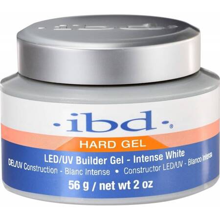 ibd Hard Builder Gel LED/UV żel budujący Intense White 56g