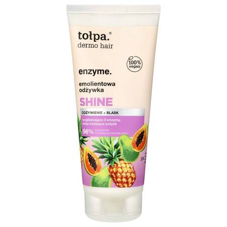 tołpa Dermo Hair Enzyme emolientowa odżywka Shine 200ml