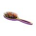 Big Handy Hair Brush duża szczotka do włosów Violet-Yellow