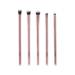 Eye Brushes pędzle do makijażu oczu Pink 5szt