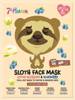 Sloth Face Mask łagodząco-odżywcza maseczka w płachcie do twarzy Lotus Blossom & Bluberry 1szt